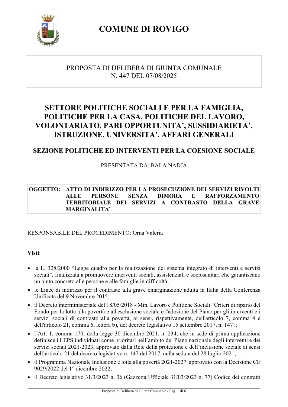 Pagina 1 del documento