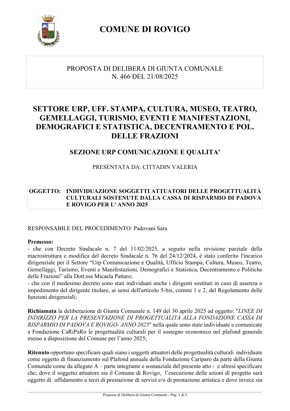 Pagina 1 del documento