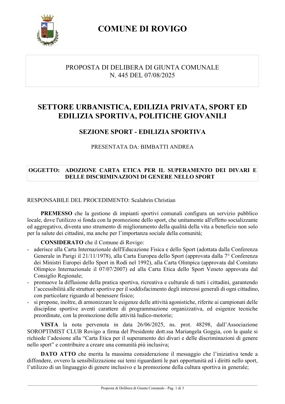 Pagina 1 del documento