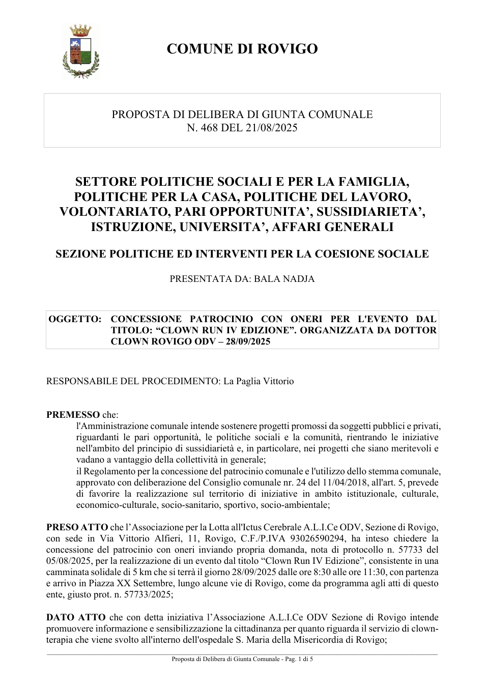Pagina 1 del documento