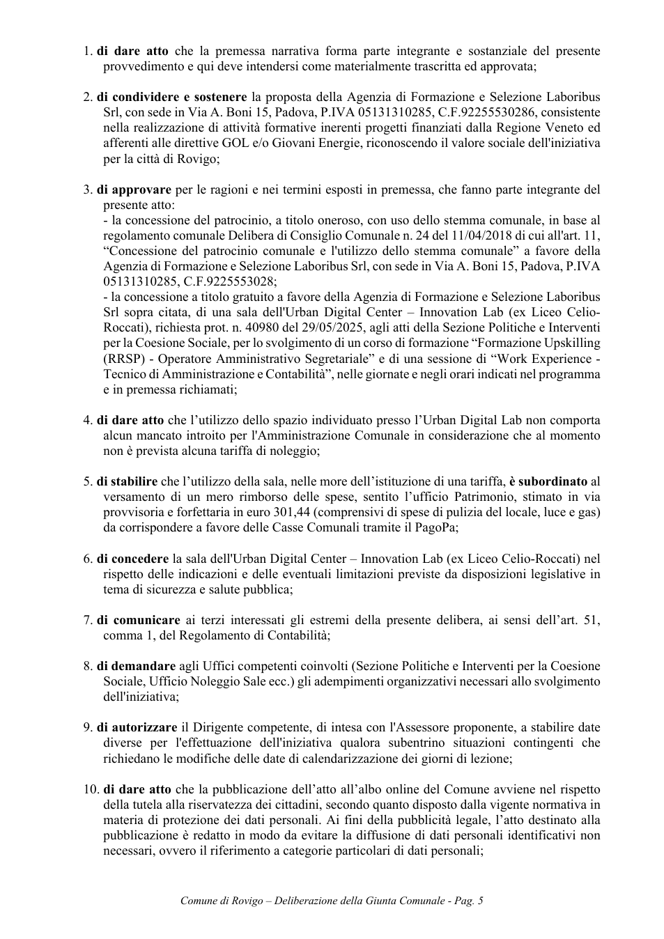 Pagina 5 del documento