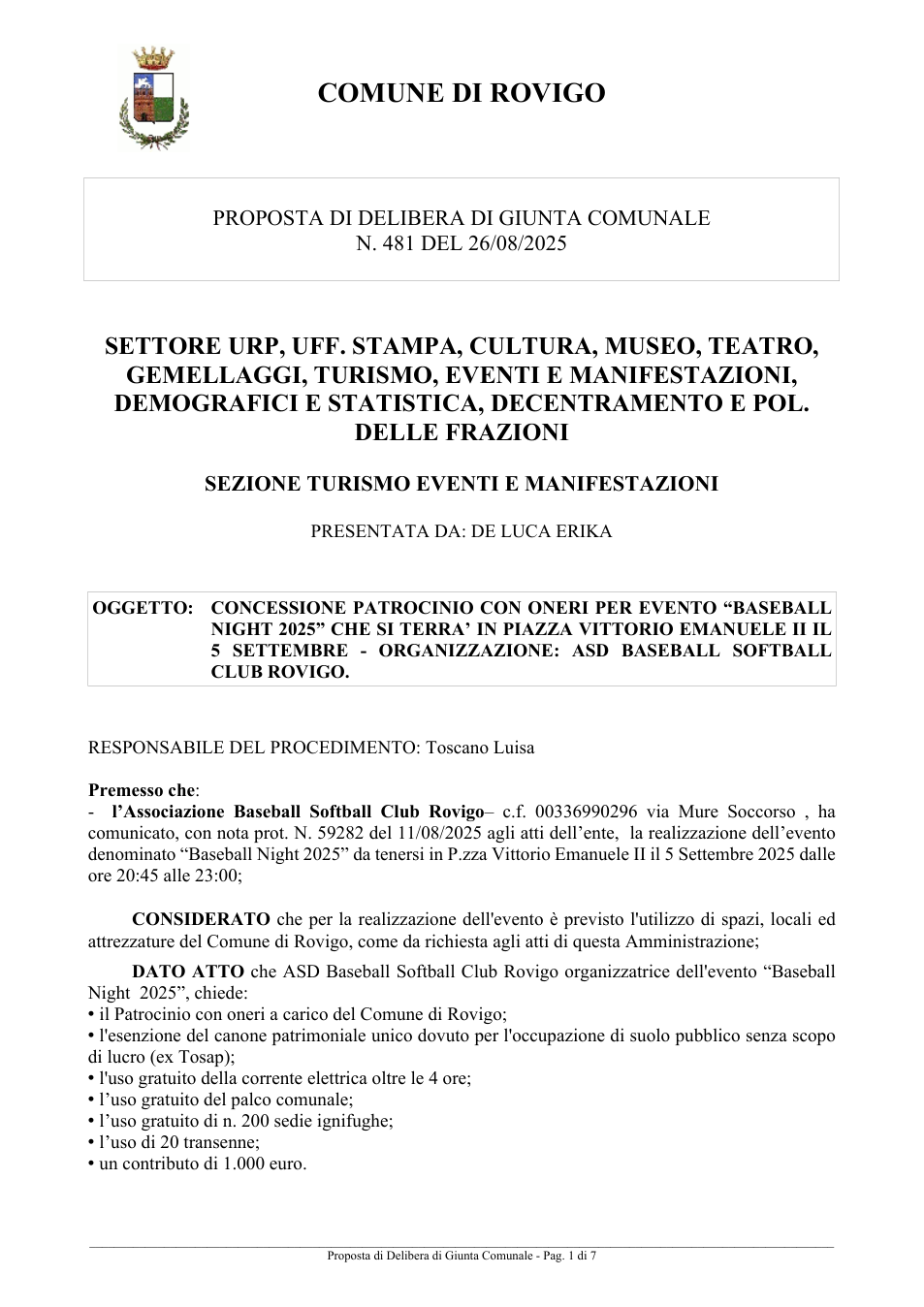 Pagina 1 del documento