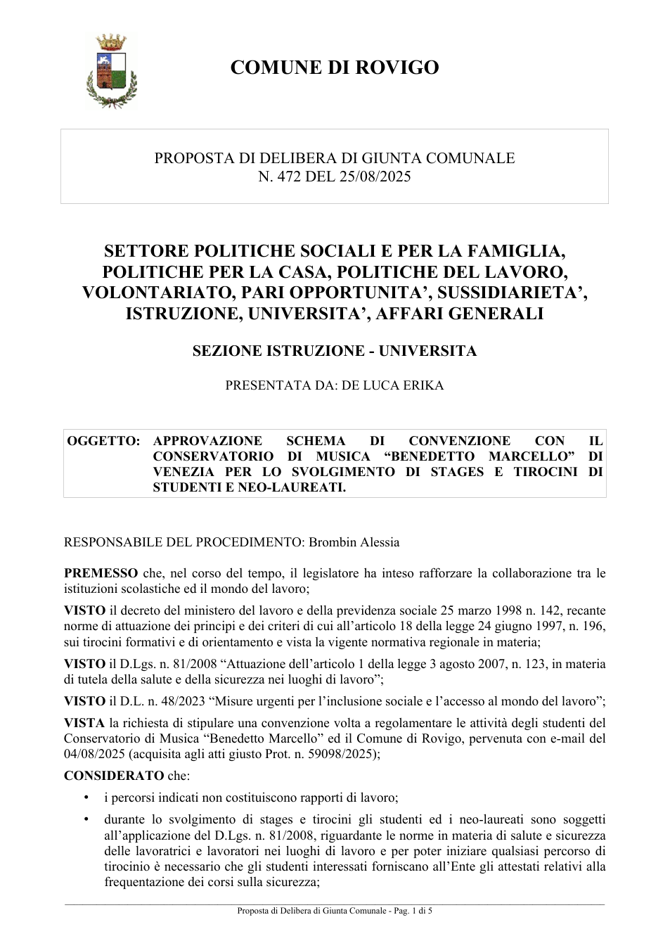Pagina 1 del documento