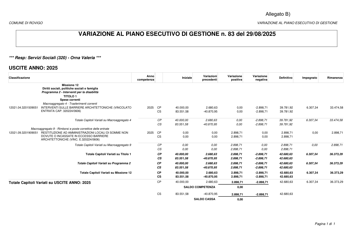 Pagina 1 del documento