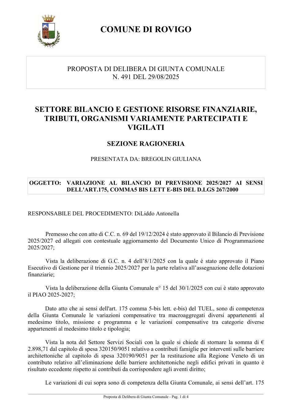 Pagina 1 del documento