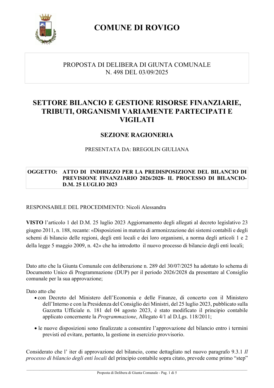 Pagina 1 del documento