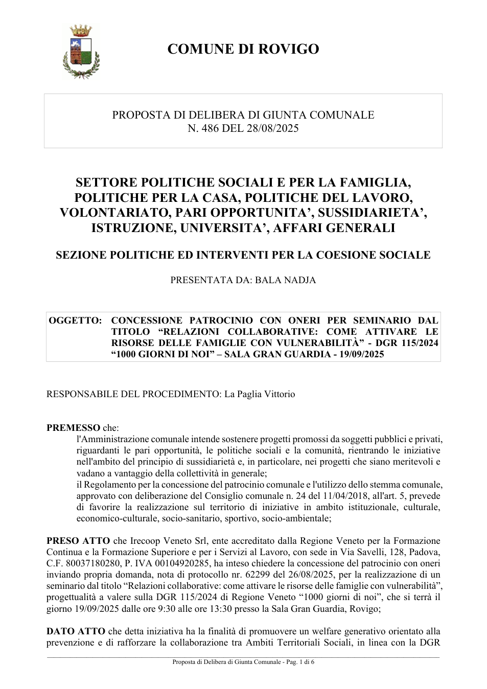 Pagina 1 del documento