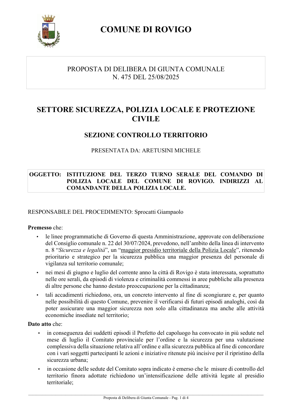 Pagina 1 del documento