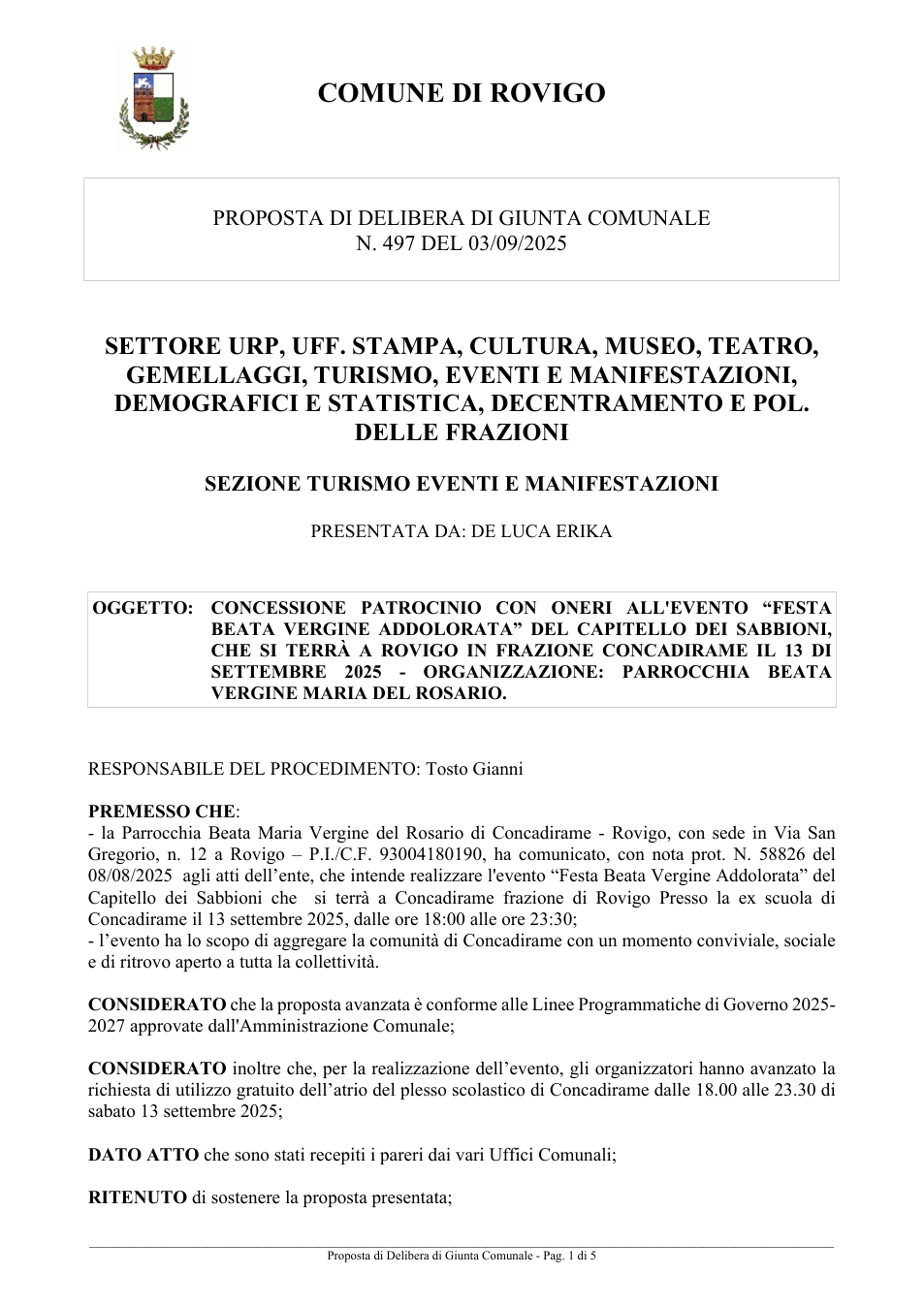Pagina 1 del documento