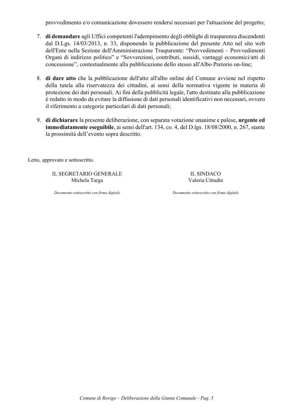 Pagina 5 del documento