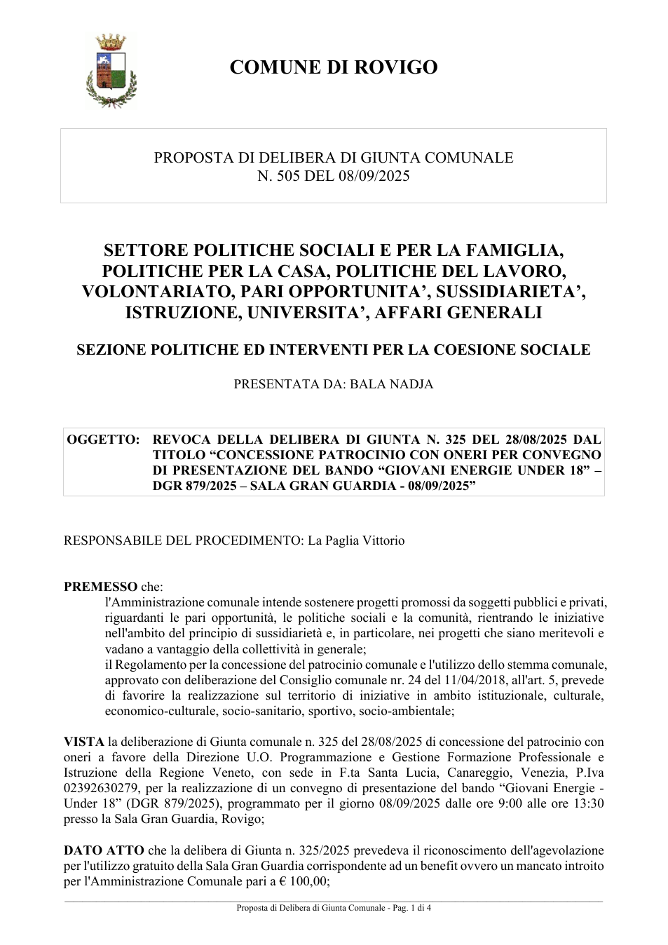 Pagina 1 del documento