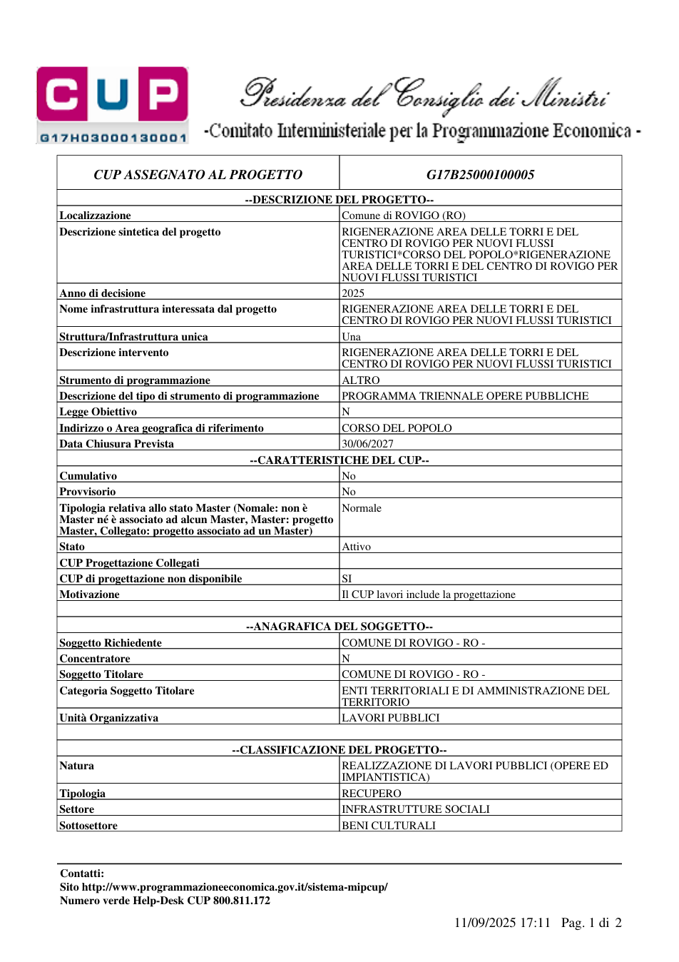 Pagina 1 del documento