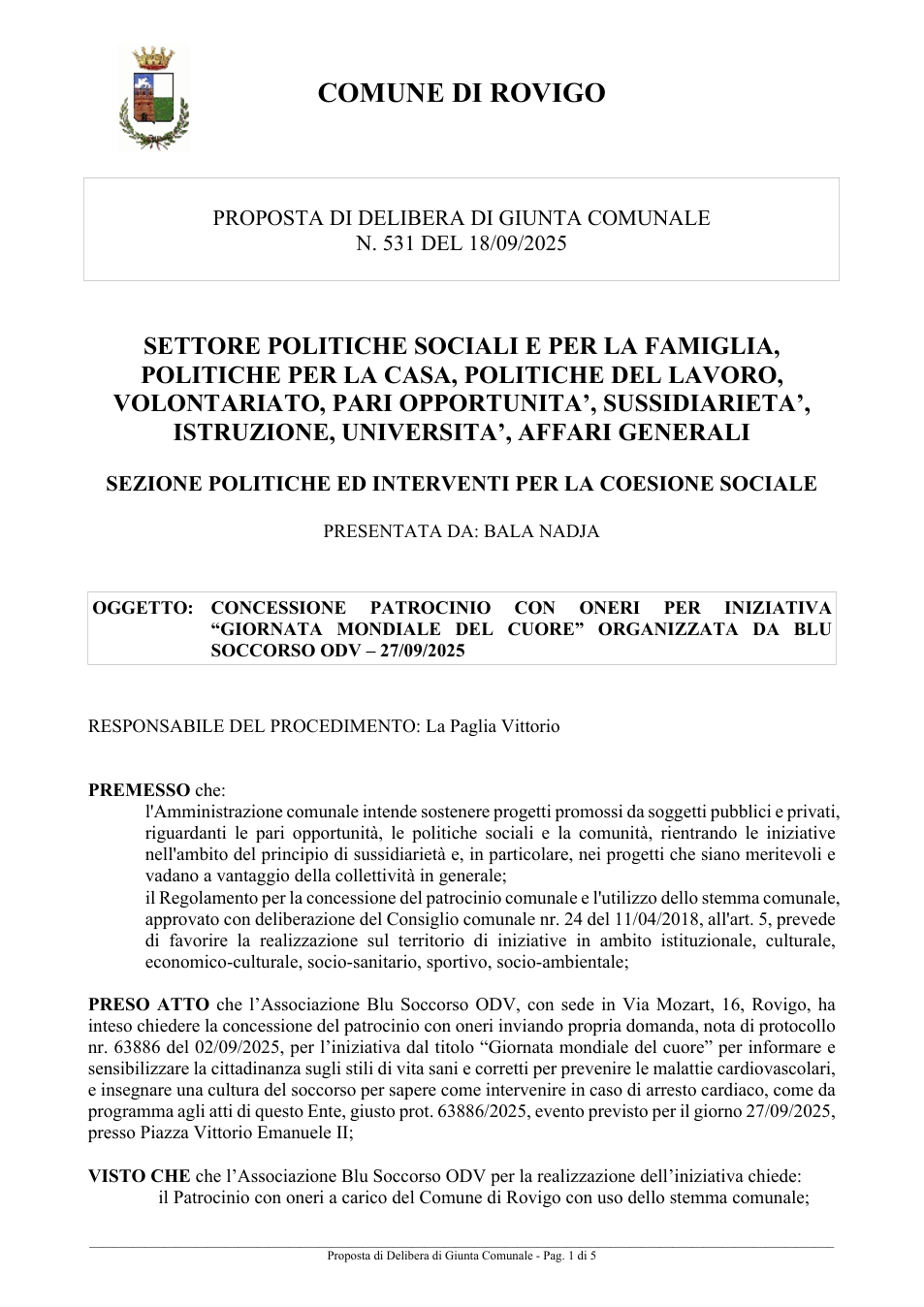 Pagina 1 del documento