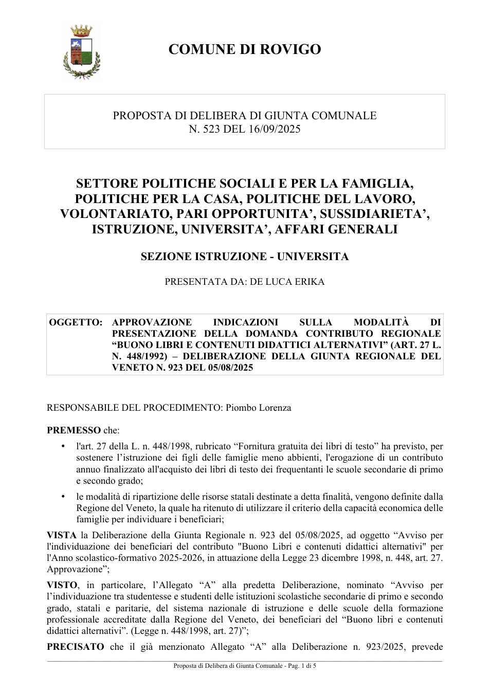 Pagina 1 del documento