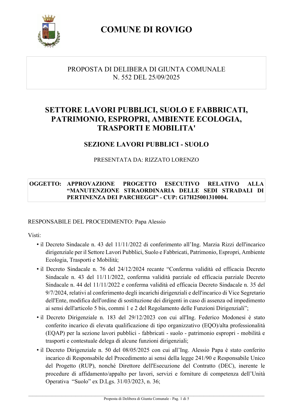 Pagina 1 del documento