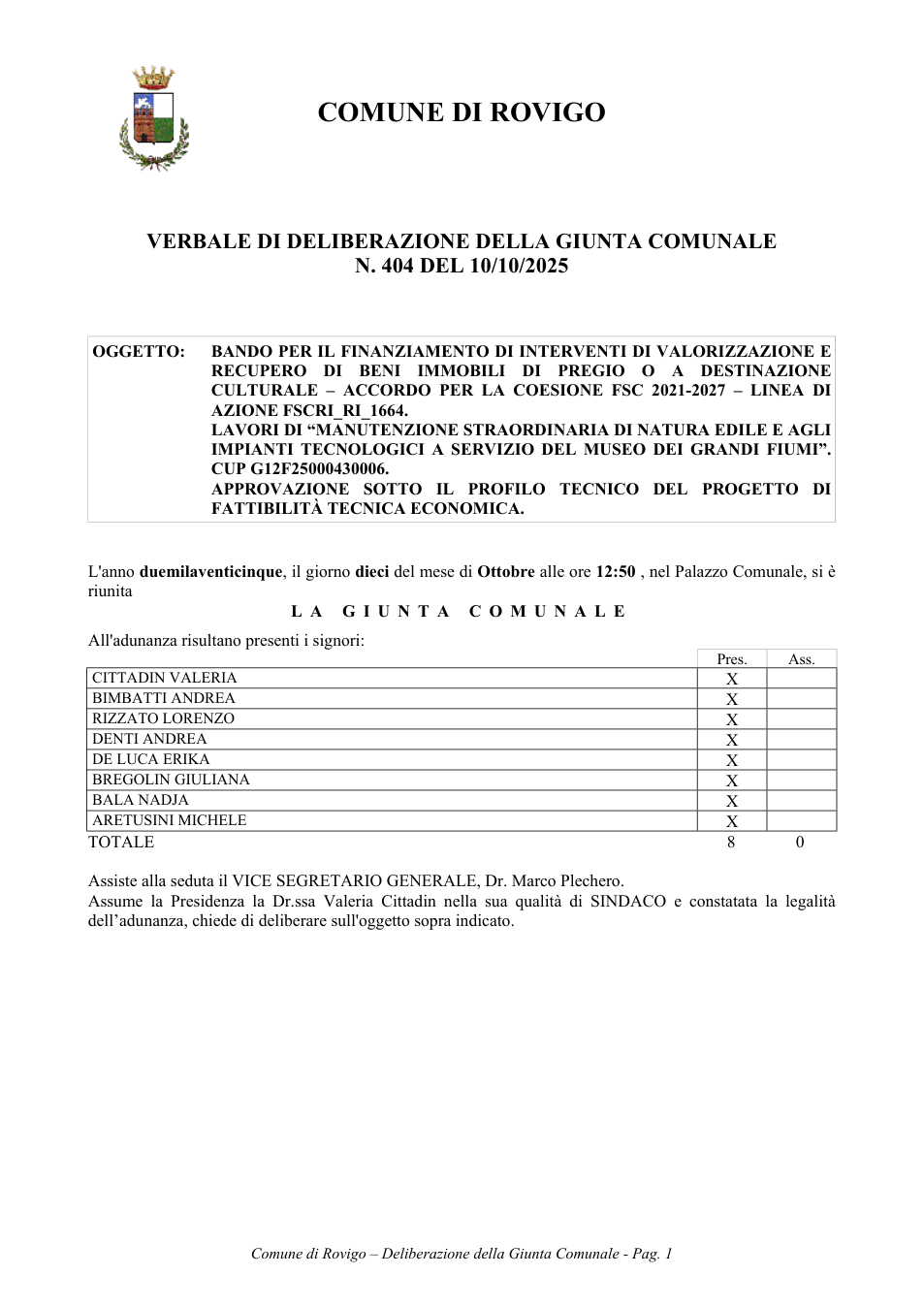 Pagina 1 del documento