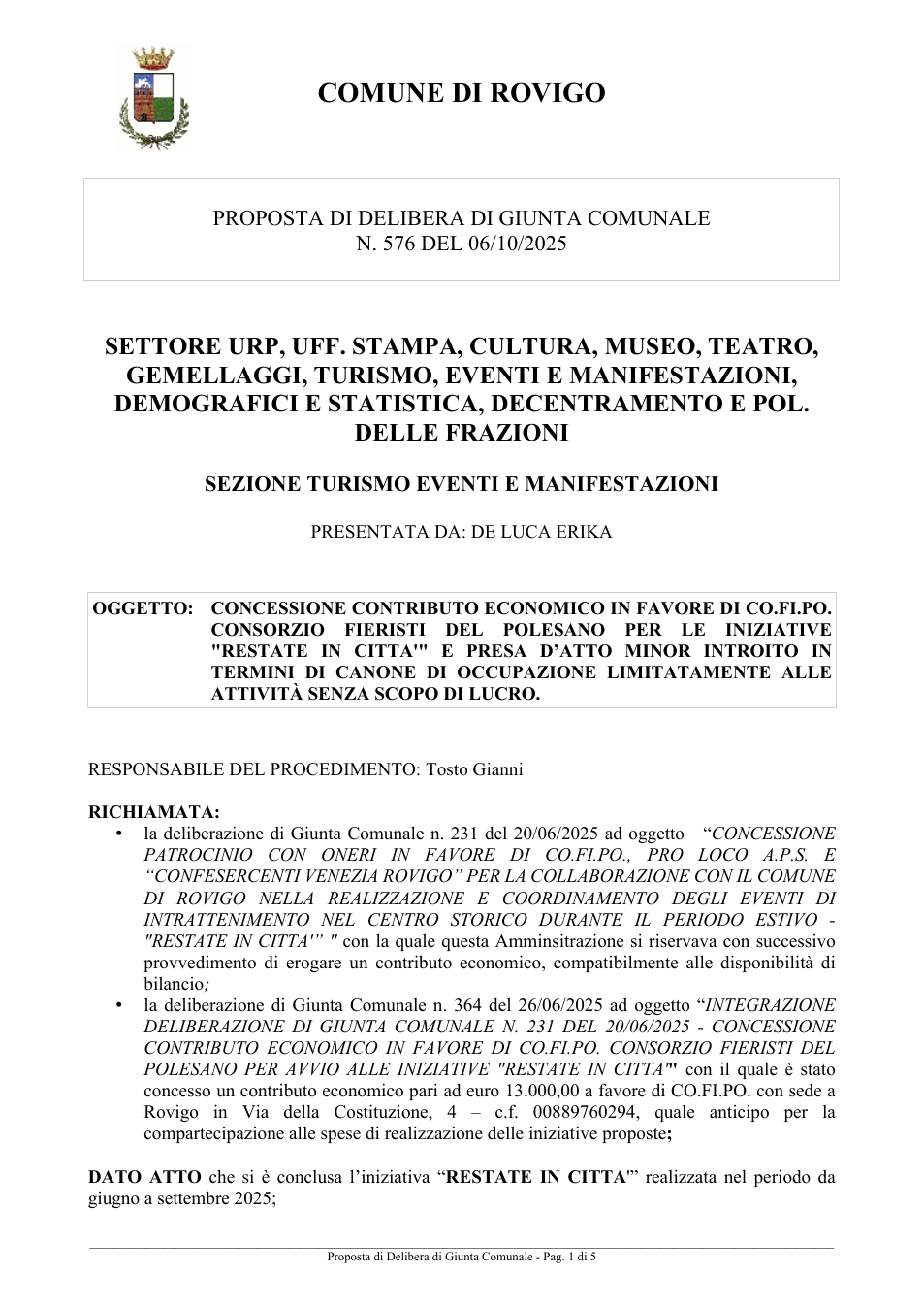 Pagina 1 del documento