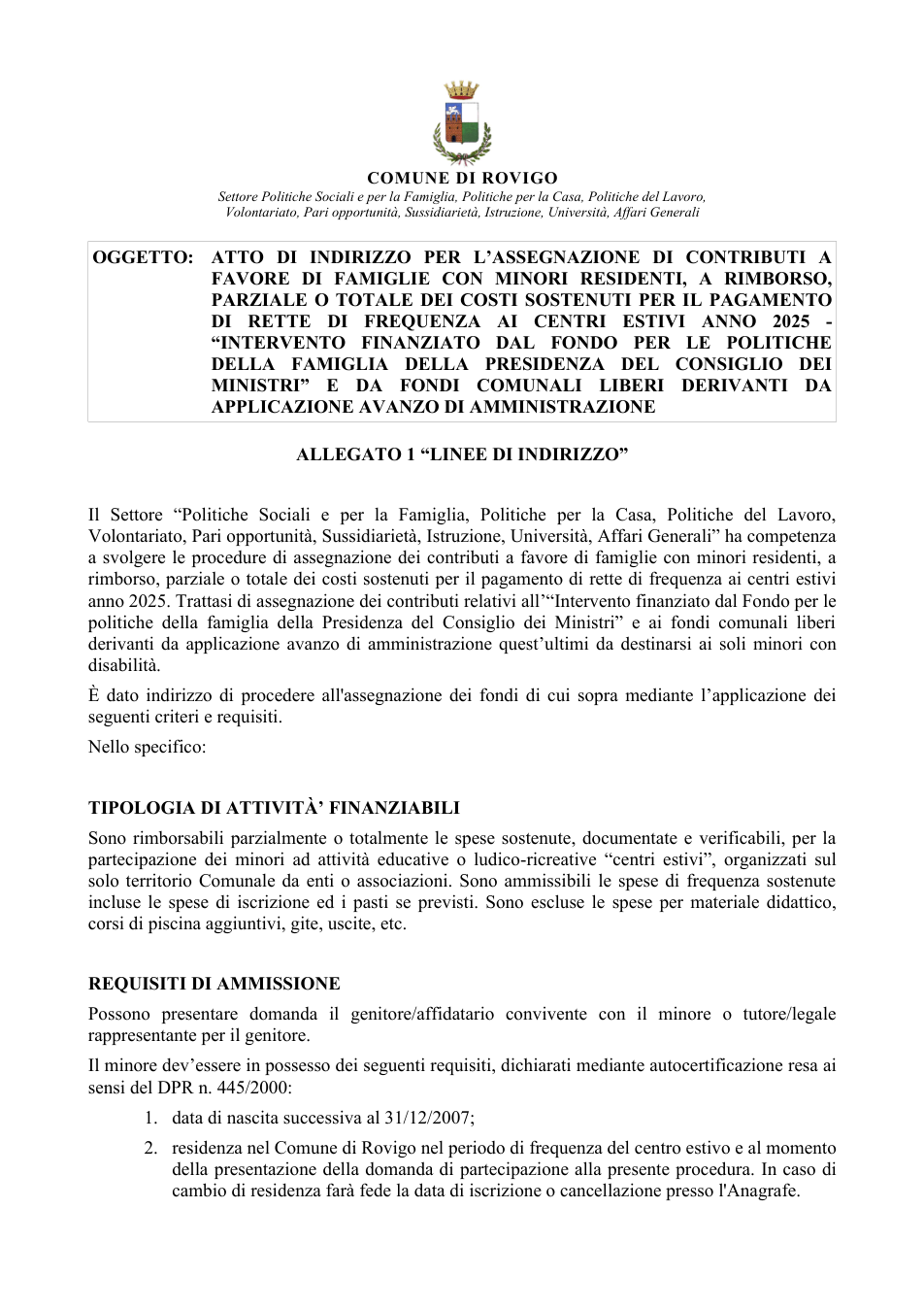 Pagina 1 del documento