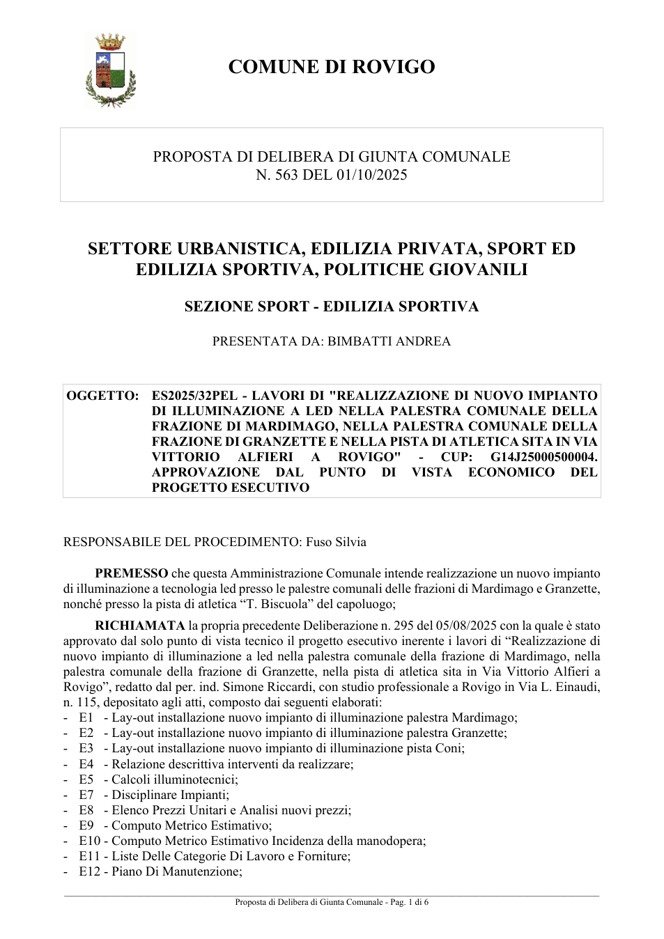 Pagina 1 del documento