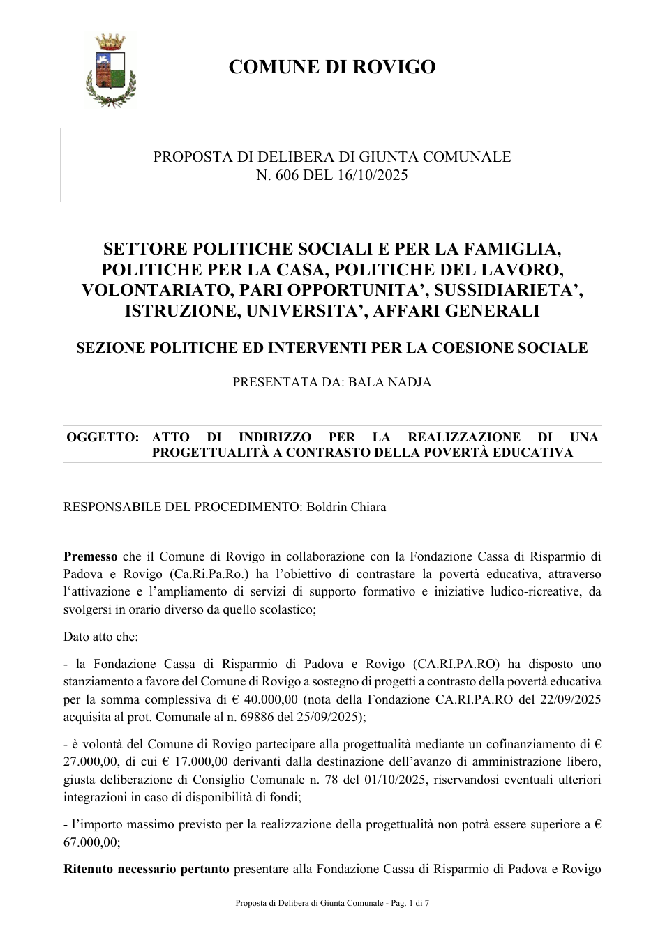 Pagina 1 del documento