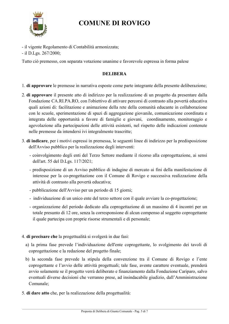 Pagina 5 del documento