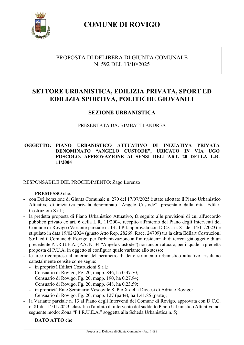 Pagina 1 del documento
