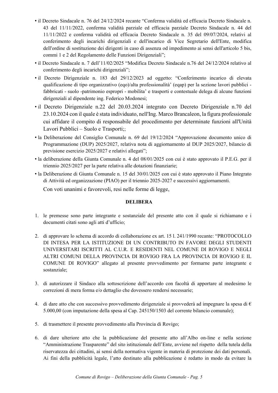 Pagina 5 del documento