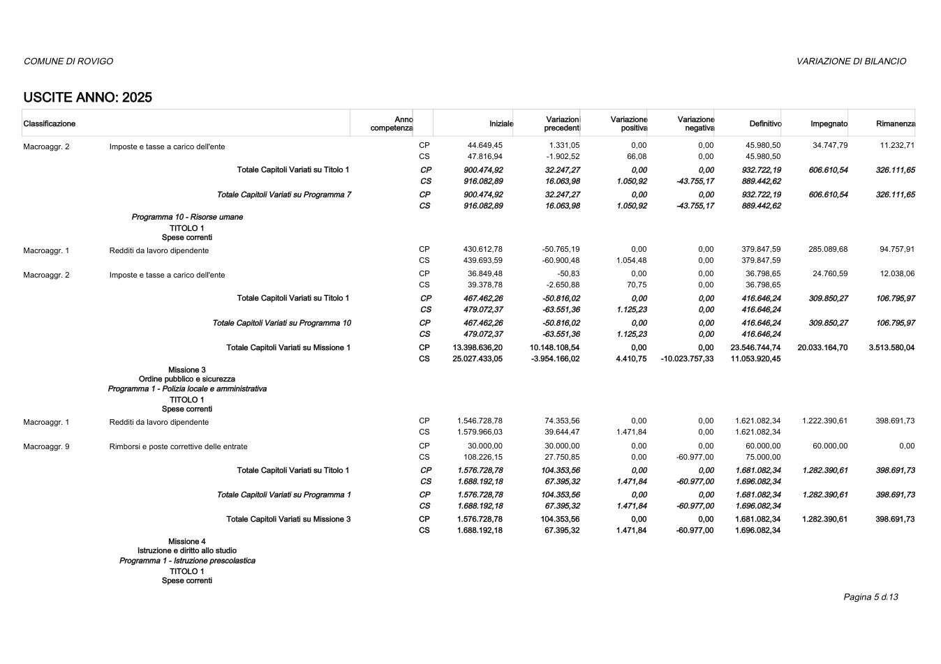 Pagina 5 del documento