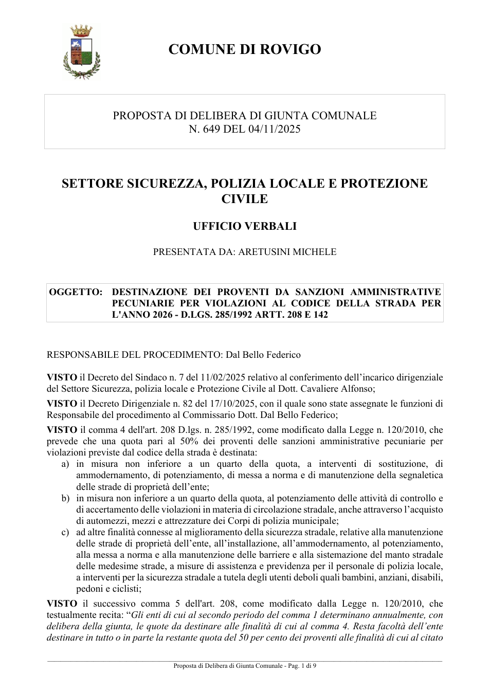 Pagina 1 del documento