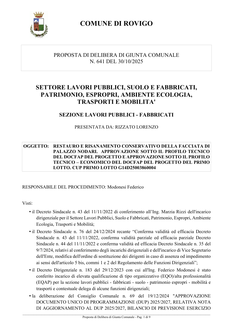Pagina 1 del documento