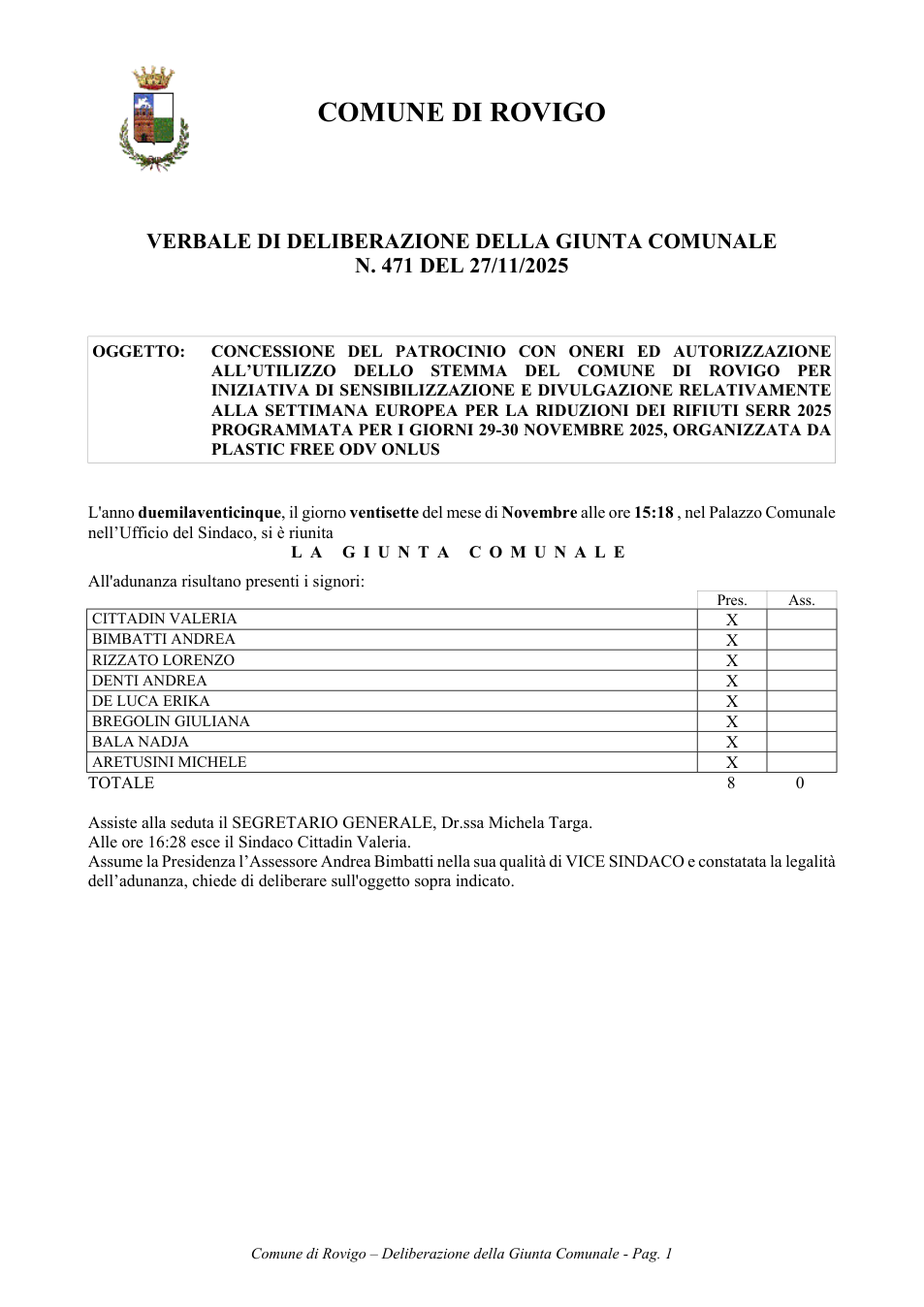 Pagina 1 del documento