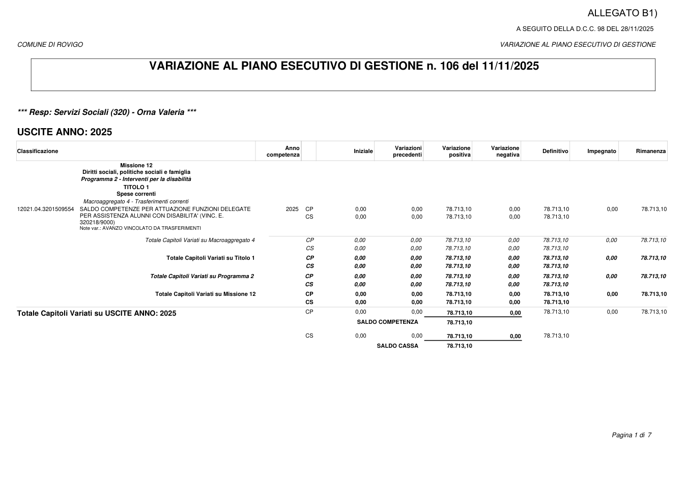 Pagina 1 del documento