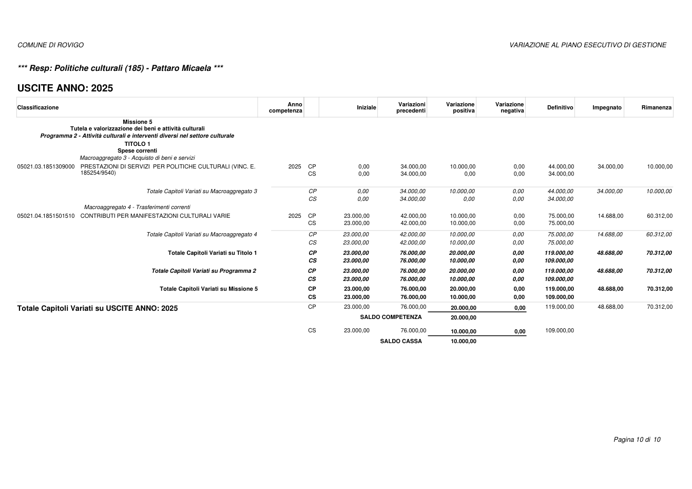 Pagina 10 del documento