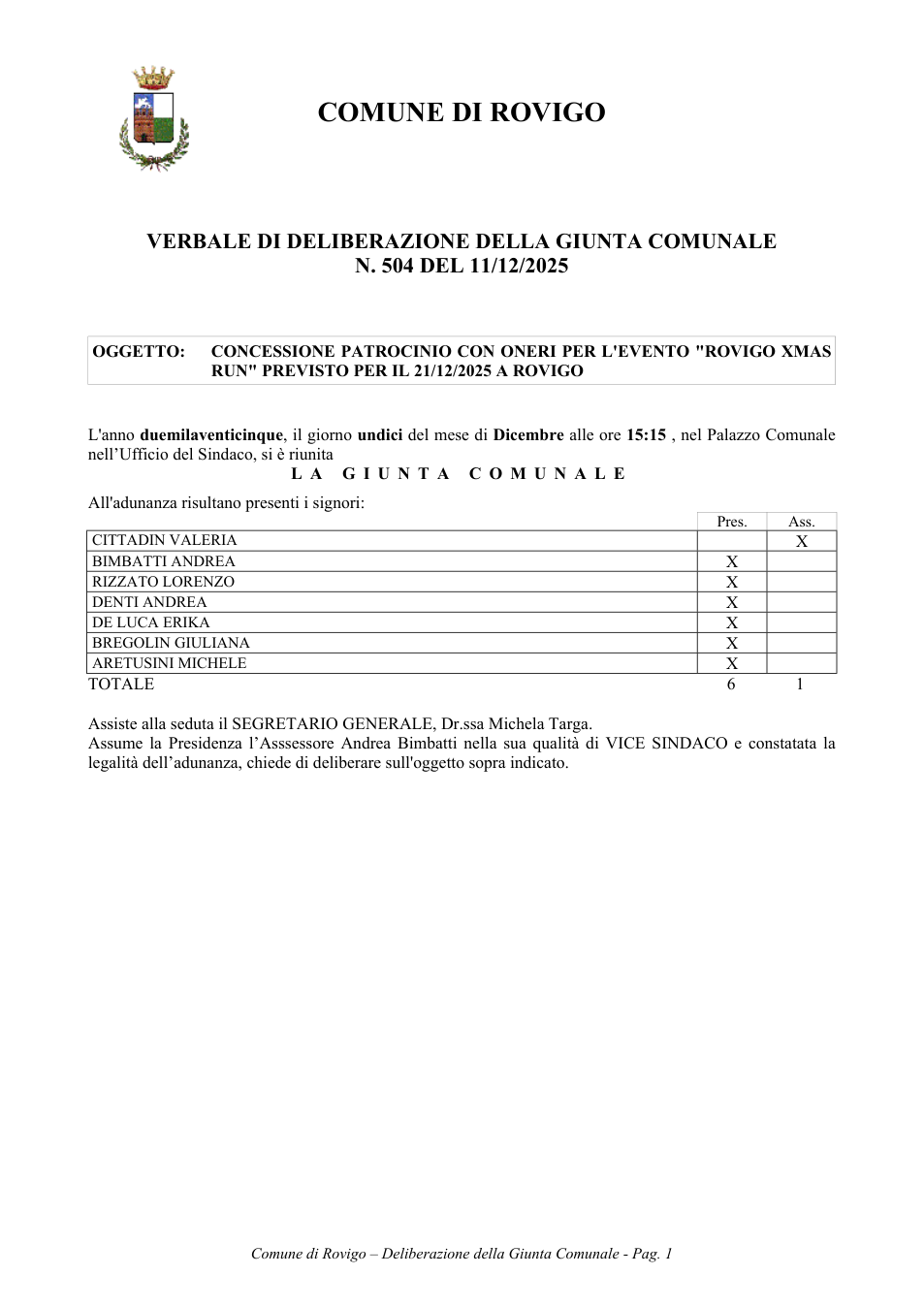 Pagina 1 del documento