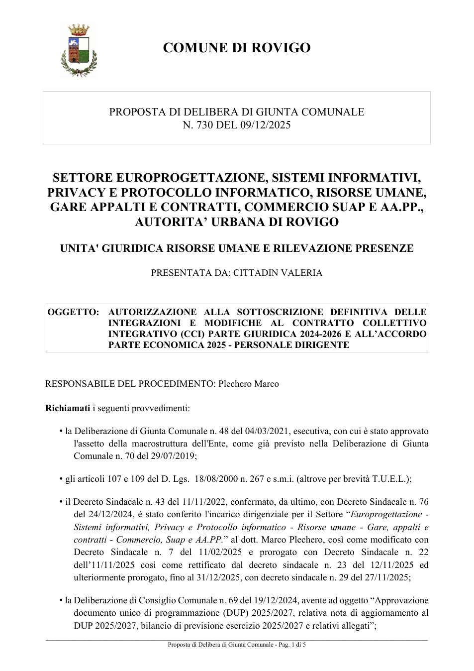 Pagina 1 del documento
