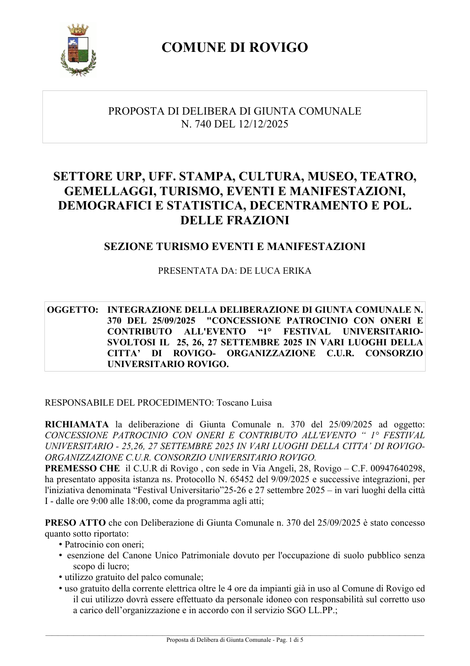 Pagina 1 del documento