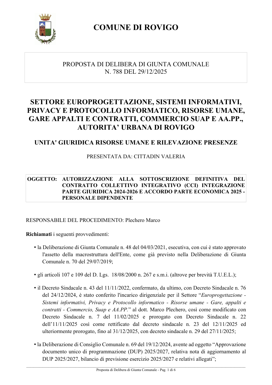 Pagina 1 del documento