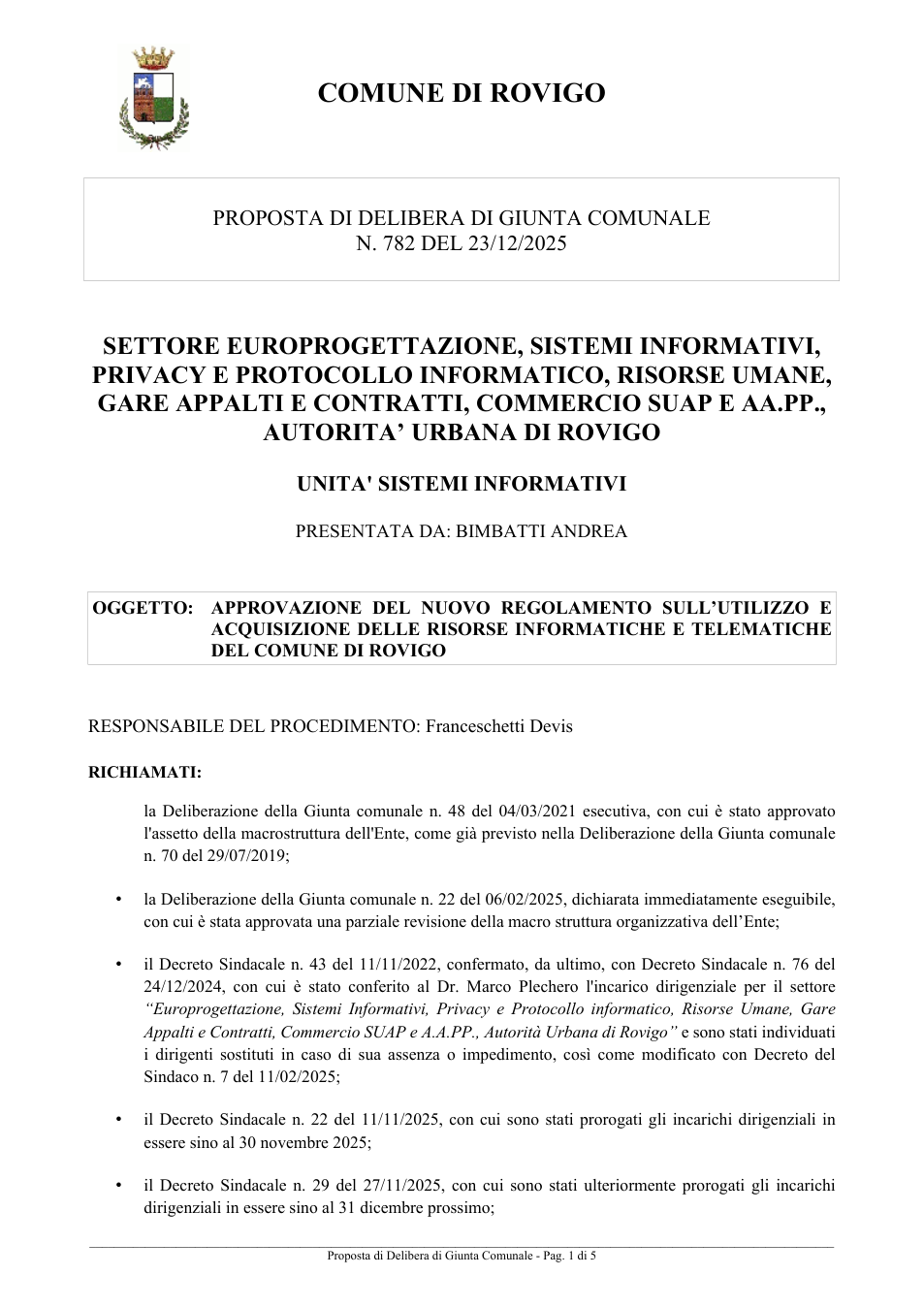 Pagina 1 del documento