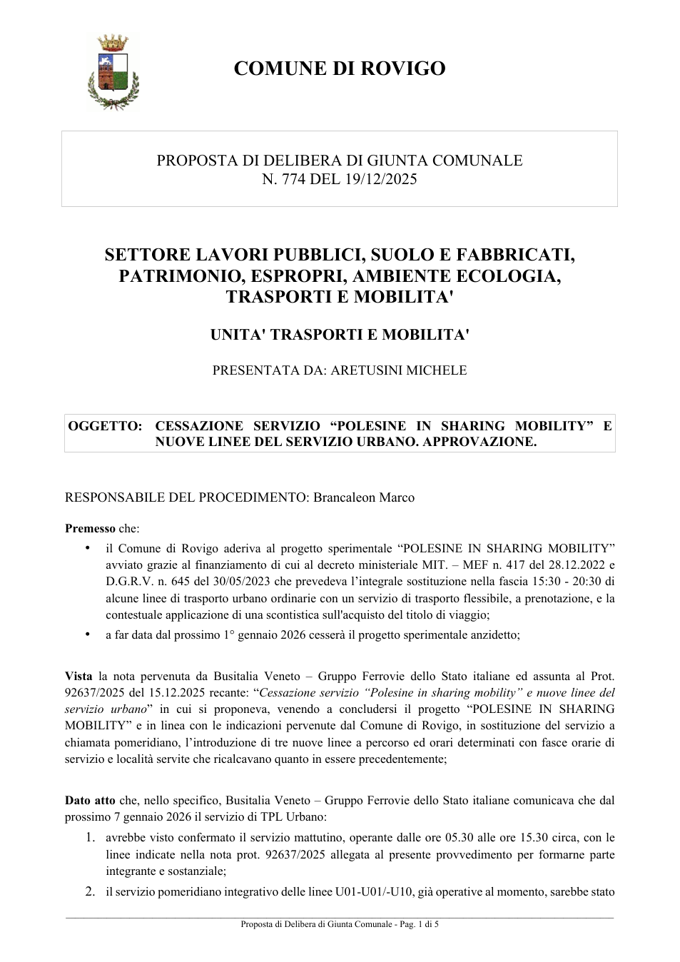 Pagina 1 del documento