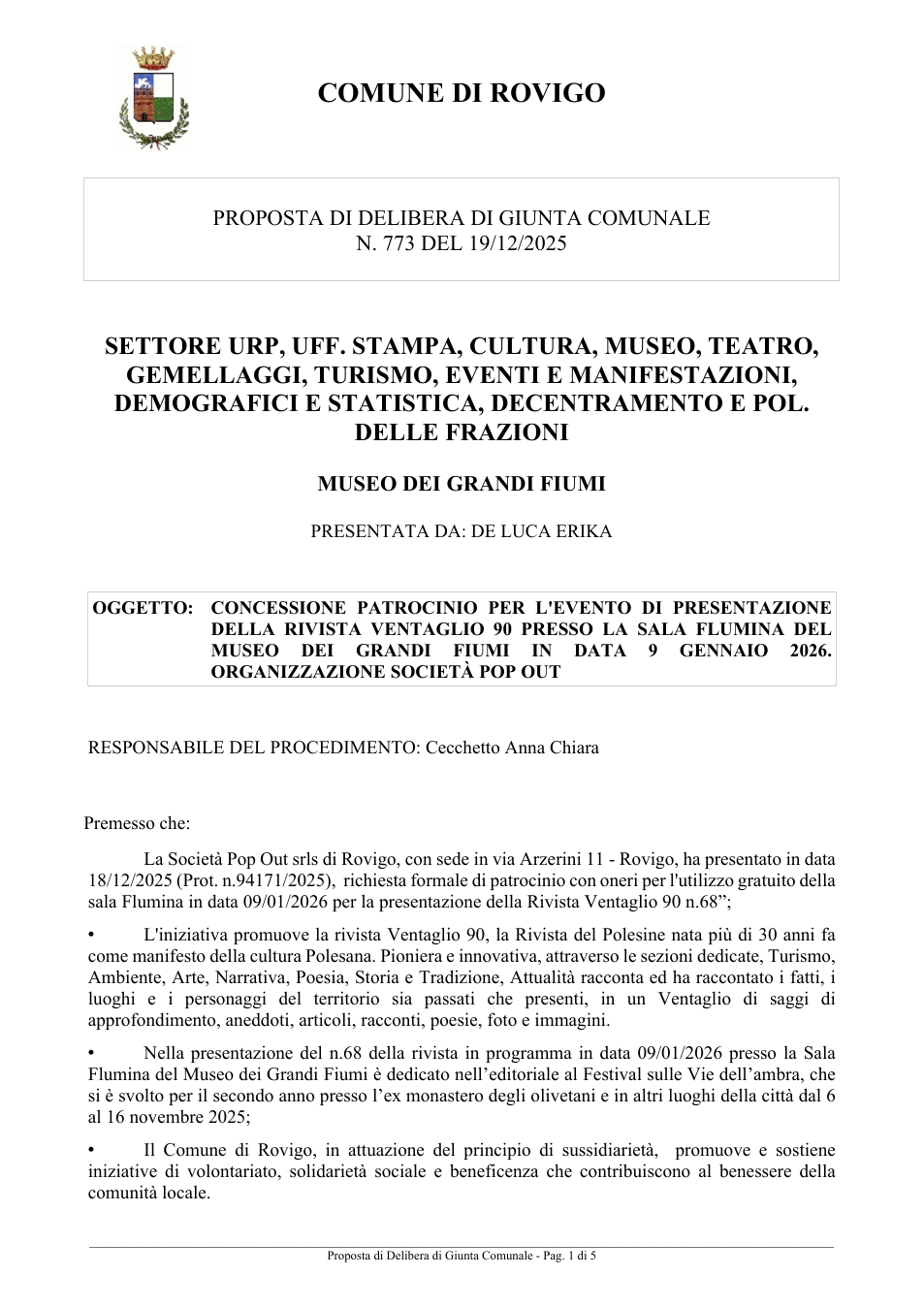Pagina 1 del documento