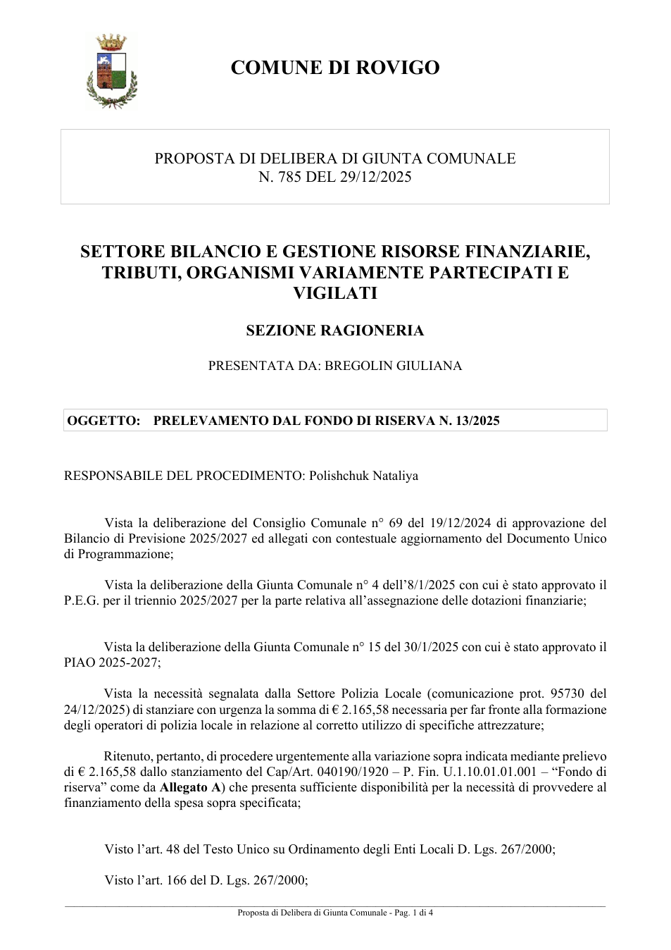 Pagina 1 del documento