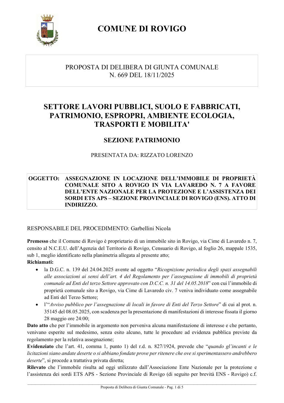 Pagina 1 del documento