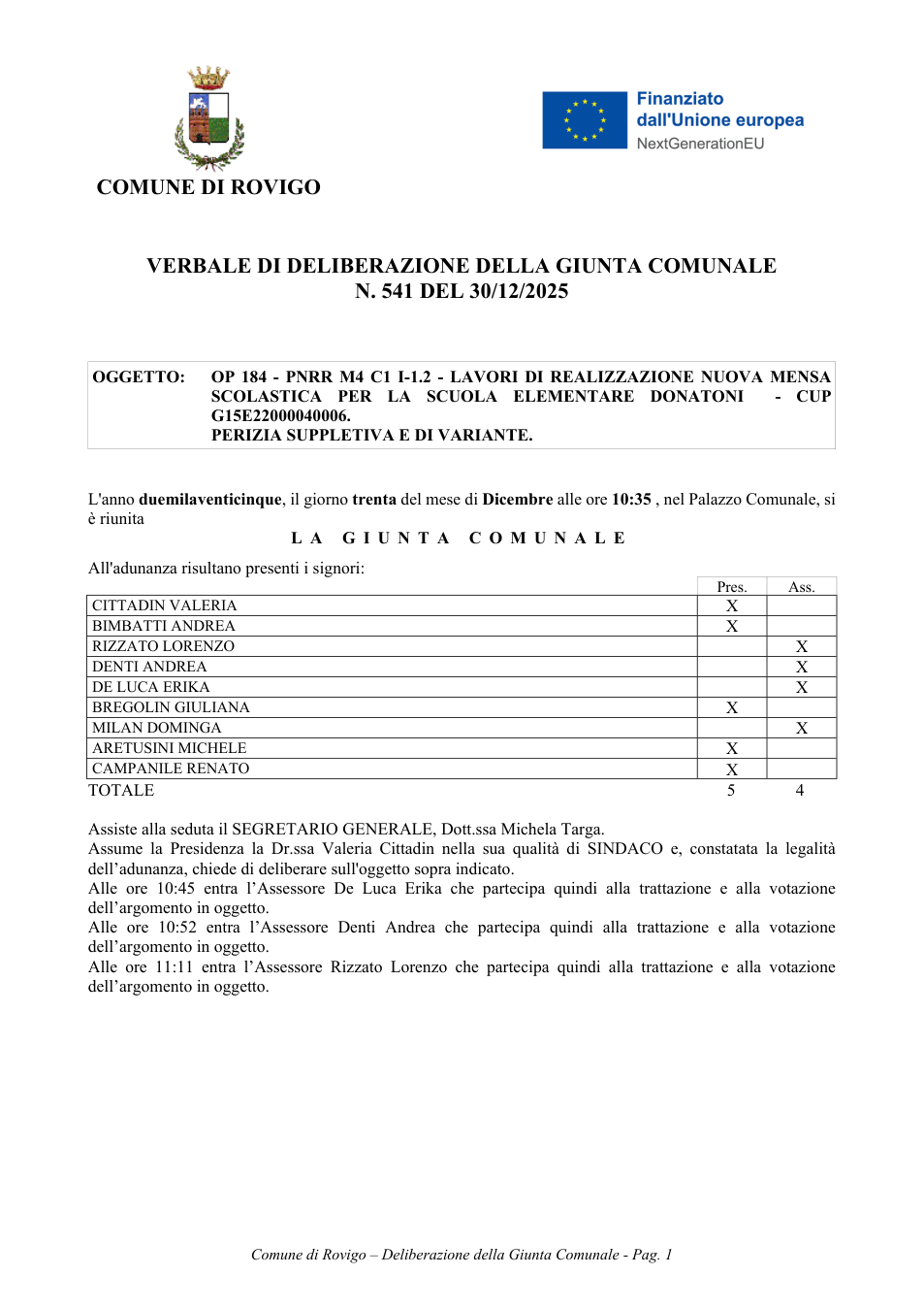 Pagina 1 del documento