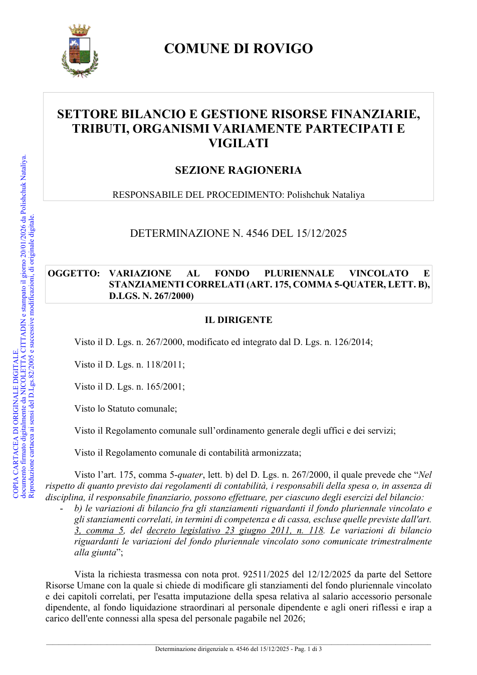 Pagina 1 del documento