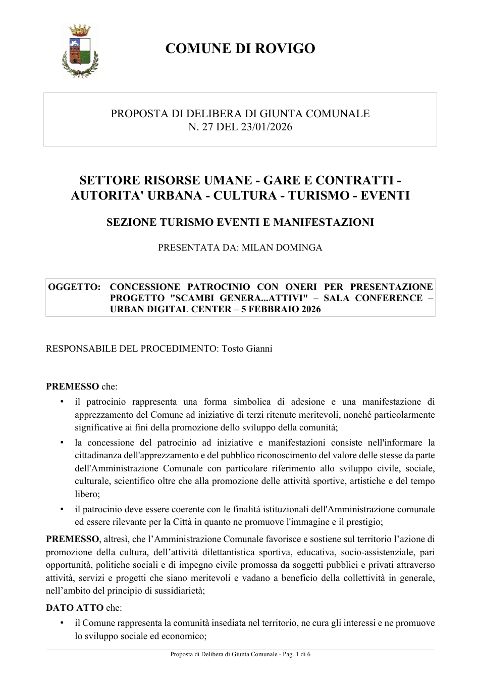 Pagina 1 del documento
