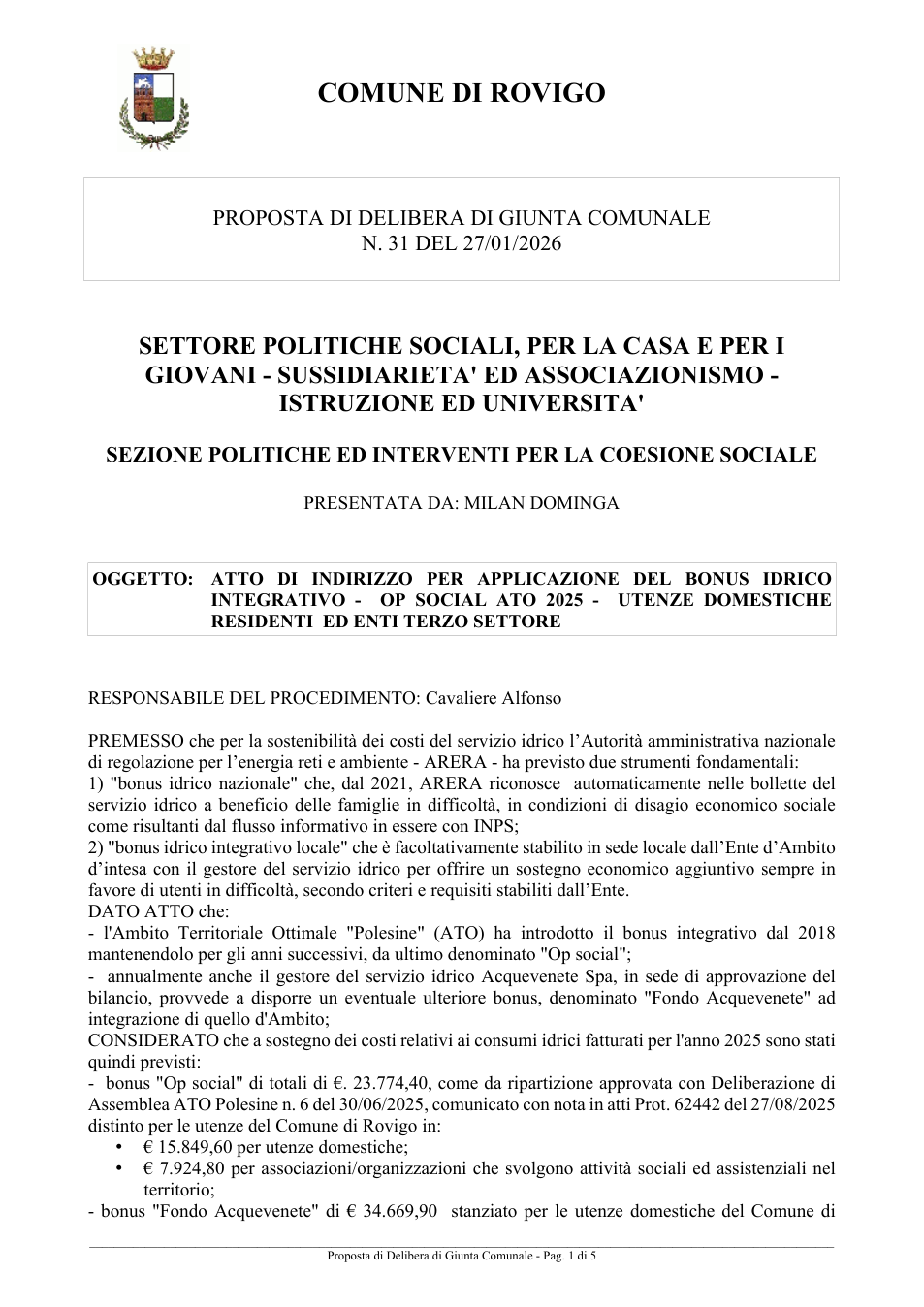 Pagina 1 del documento