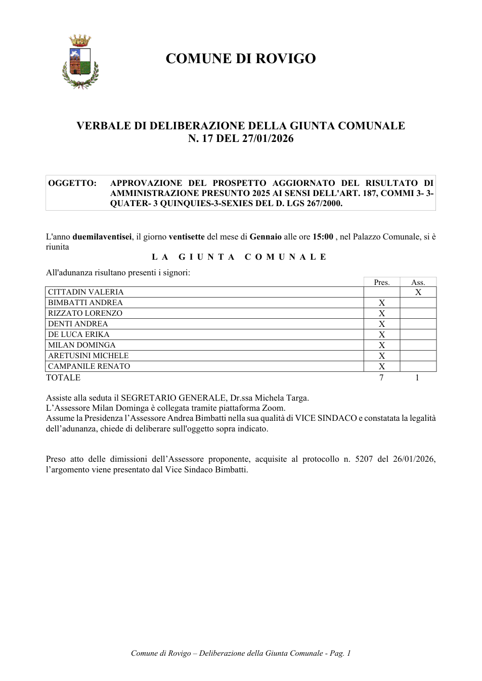 Pagina 1 del documento