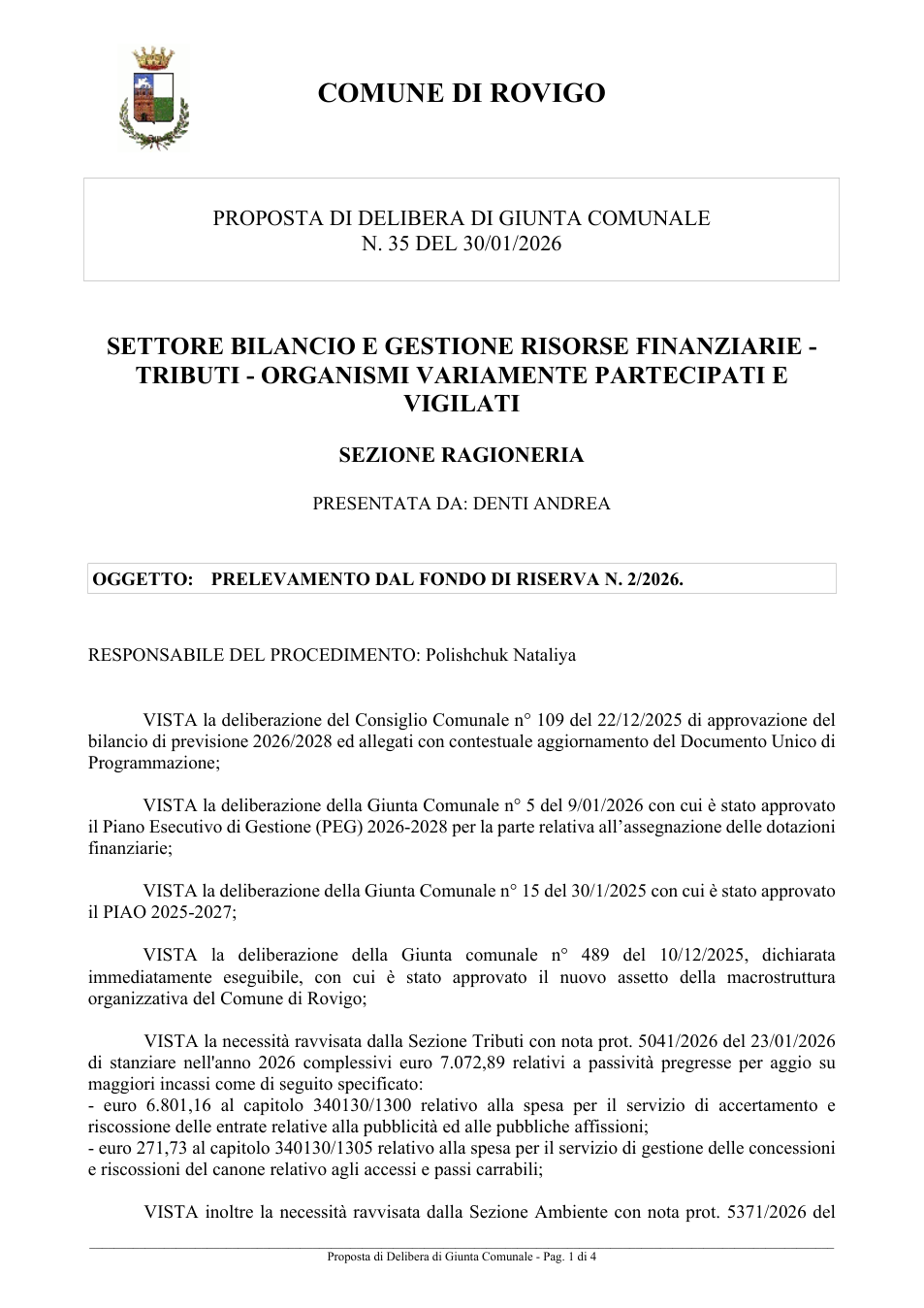 Pagina 1 del documento