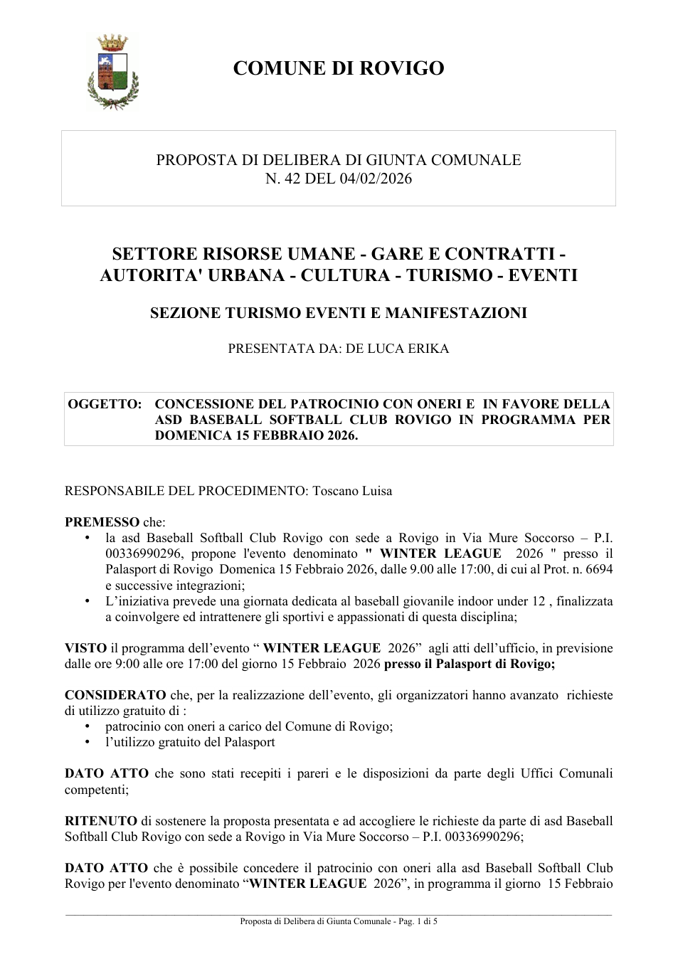 Pagina 1 del documento