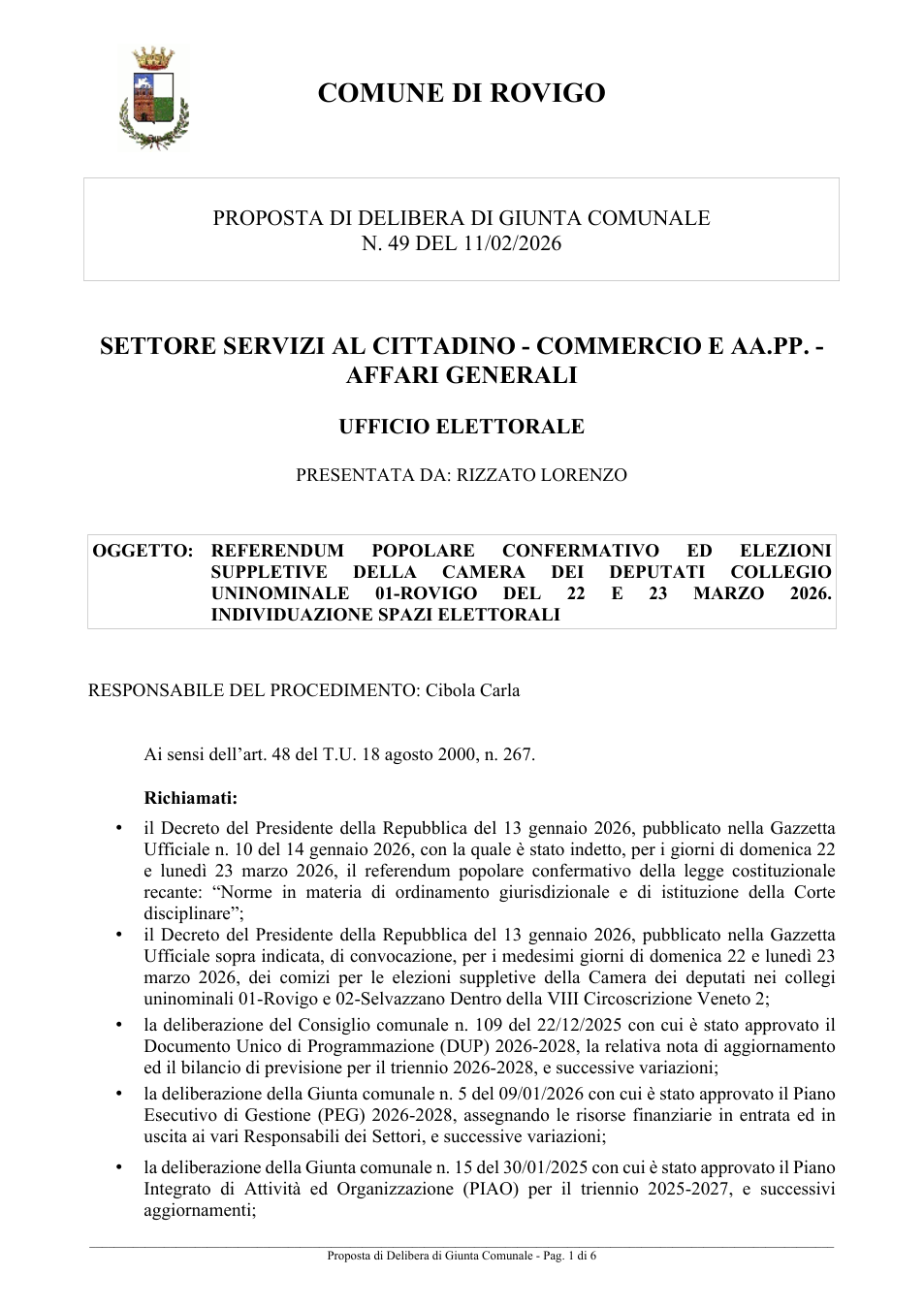 Pagina 1 del documento
